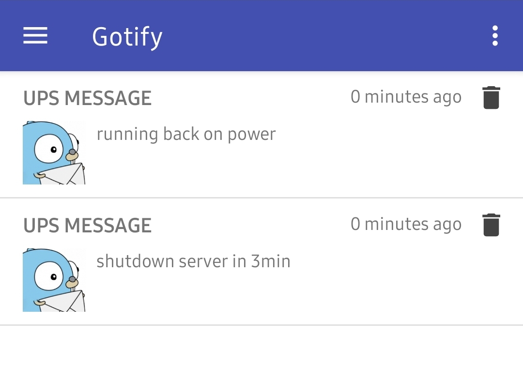 gotify notification example